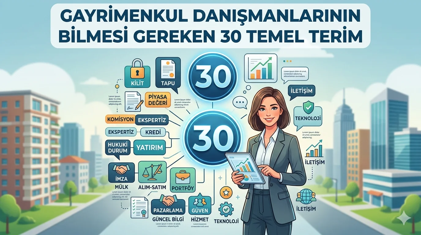 Gayrimekul Danışmanlarının Bilmesi Gereken 30 Temel Terim